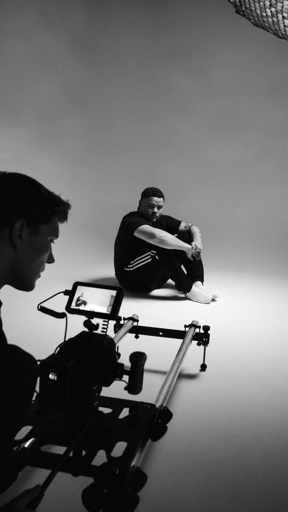 Slider-Shot im Studio