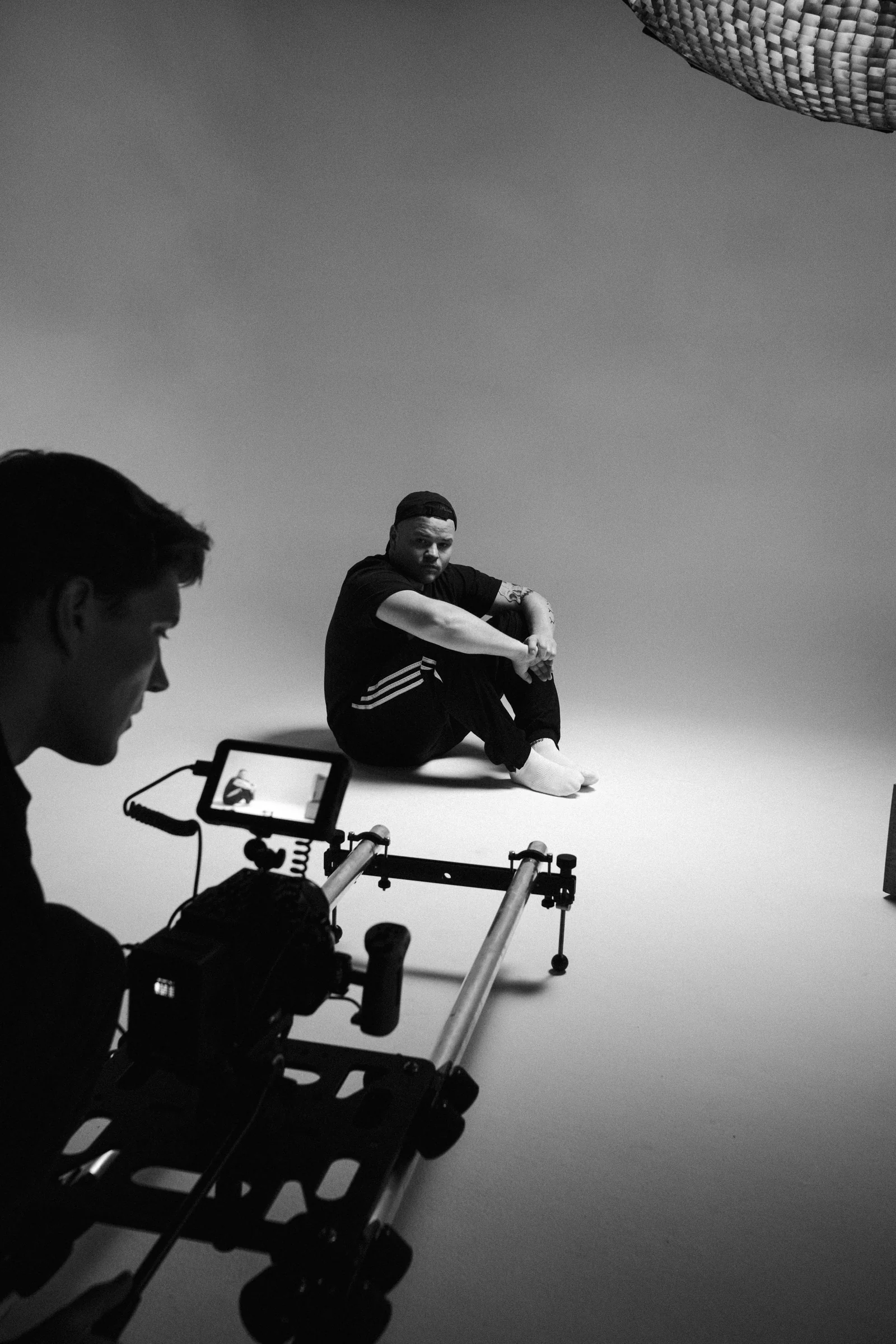 Dreh im Studio mit Kamera-Slider